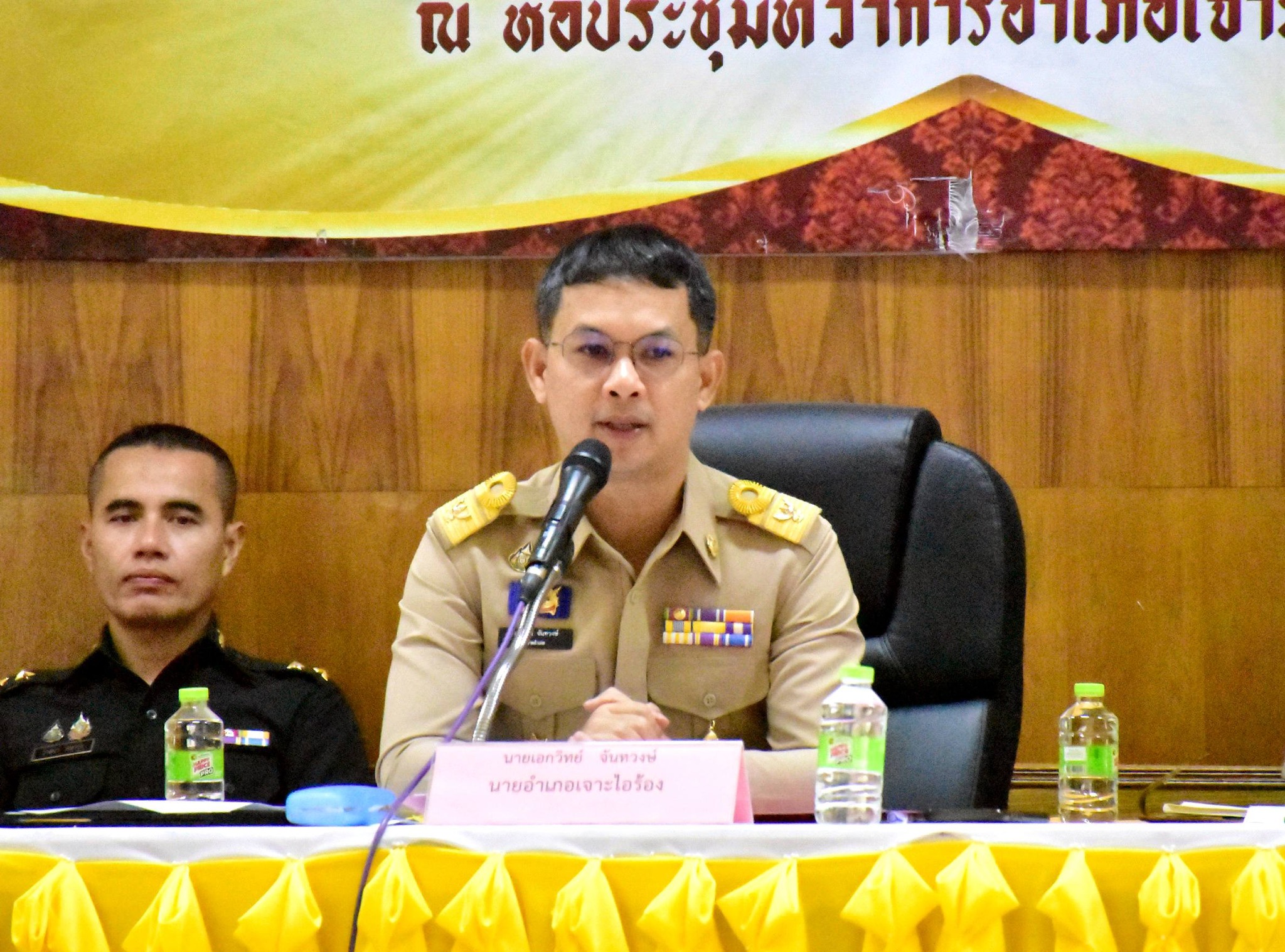 พช.เจาะไอร้อง ร่วมการประชุมประจำเดือนกำนัน ผู้ใหญ่บ้าน ประจำเดือนพฤษภาคม 2569